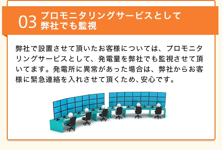 03 プロモニタリングサービスとして弊社でも監視