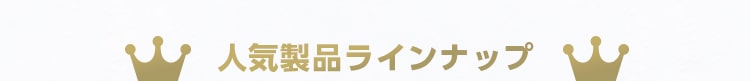 人気製品ラインナップ