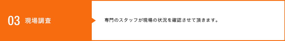 現場調査